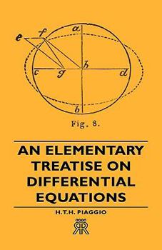 Hardcover An Elementary Treatise on Differential Equations Book