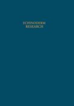 Hardcover Echinoderm Research Book
