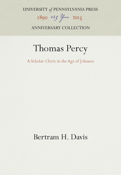 Hardcover Thomas Percy Book