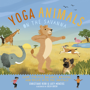 Hardcover Yoga Animals on the Savanna Book