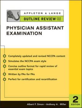 Paperback Appleton & Lange Outline Review for the Physician Assistant Examination, Second Edition Book