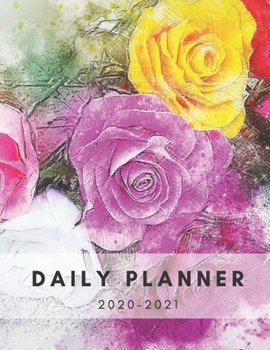 Paperback Daily Planner 2020-2021: Passion/ Goal Organizer- Monthly & Weekly Dated Calendar Book