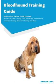Paperback Bloodhound Training Guide Bloodhound Training Guide Includes: Bloodhound Agility Training, Tricks, Socializing, Housetraining, Obedience Training, Beh Book