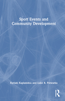 Hardcover Sport Events and Community Development Book