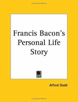 Paperback Francis Bacon's Personal Life Story Book