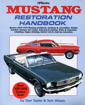 Paperback Mustang Restoration Handbook Book