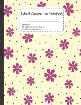 Paperback Students Composition Notebook: Our New Notebook for this year, HIGH QUALITY with low cost designed and printed especially for students 100 ligned pag Book