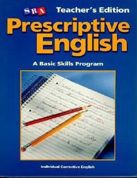 Paperback Prescriptive English - Teacher Edition Book C Book