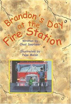 Hardcover Brandon's Day at the Fire Station Book
