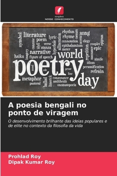 Paperback A poesia bengali no ponto de viragem [Portuguese] Book