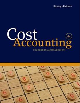 Hardcover Cost Accounting: Foundations and Evolutions Book
