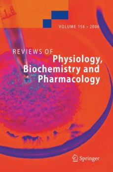 Paperback Reviews of Physiology, Biochemistry and Pharmacology 156 Book