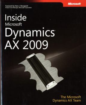 Paperback Inside Microsoft Dynamics AX 2009 Book