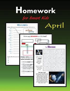 Paperback Homework for smart kids April Book