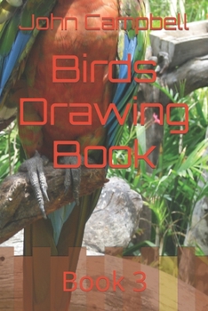 Paperback Birds Drawing Book: Book 3 Book