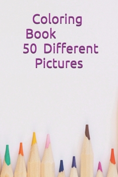 Paperback Coloring Book 50 Different Pictures Book