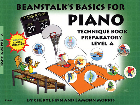 Paperback Beanstalk's Basics for Piano: Technique Book Preparatory Book a Book