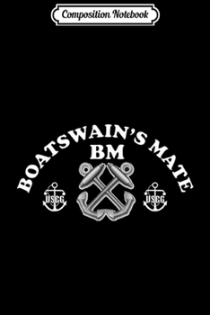 Paperback Composition Notebook: Coast Guard Boatswain's Mate Insignia Journal/Notebook Blank Lined Ruled 6x9 100 Pages Book