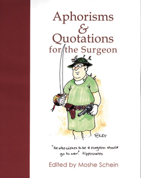 Hardcover Aphorisms & Quotations for the Surgeon Book