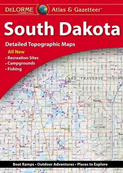 Paperback Delorme South Dakota Atlas and Gazetteer Book