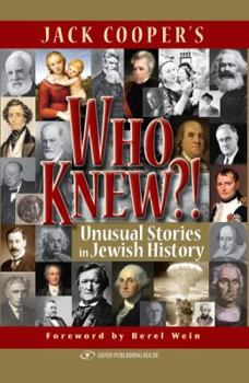 Hardcover Who Knew?!: Unusual Stories in Jewish History Book