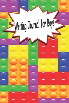 Writing Journal for Boys : Cool LEGO Pattern Notebook with Lined : Perfect for Prayer/Gratitude/Summer Camp/Travel or Daily Journal for ... and Write in (Boys Writing Journals)