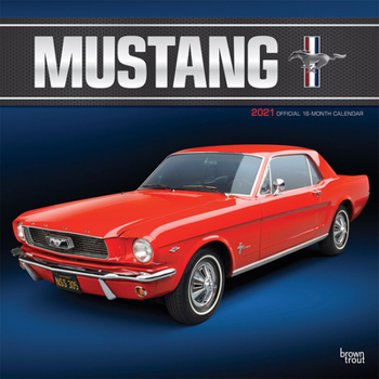 Calendar Mustang 2021 Square Foil Book