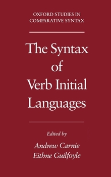 Hardcover The Syntax of Verb Initial Languages Book