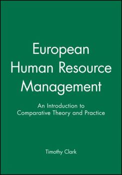 Paperback European Human Resource Manage Book