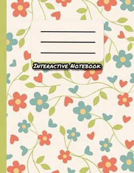 Paperback Interactive Notebook: Inb Template Composition Book: Table of Contents, Numbered Pages, Sketch Paper (Left Output), Wide Ruled (Right Input) Book