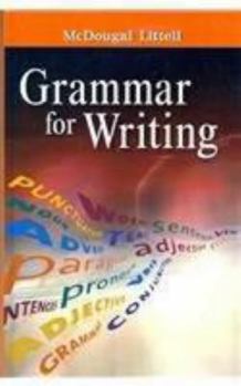 Hardcover Holt McDougal Literature: Grammar for Writing Grade 9 Book