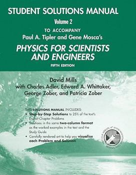 Paperback Physics for Scientists and Engineers Student Solutions Manual, Volume 2 Book