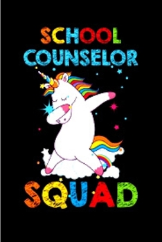 School counselor squad: Counselor Notebook journal Diary Cute funny  humorous blank lined notebook Gift for student school college ruled graduation ... job working employee appreciation (gag gifts)