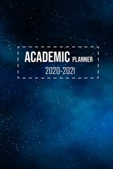 2020-2021 Academic Planner: 2 Year Pocket Calendar Schedule 24 Months and Weekly Planner Organizer with Holidays (Galaxy Blue)