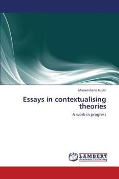 Paperback Essays in contextualising theories Book
