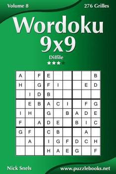 Paperback Wordoku 9x9 - Difficile - Volume 8 - 276 Grilles [French] Book