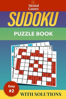 Paperback Mental Games - Sudoku: Large Format Puzzle Book 2020 - Easy Level #2 - With Solutions Book
