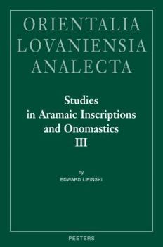 Hardcover Studies in Aramaic Inscriptions and Onomastics, Vol. II Book