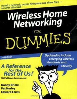 Paperback Wireless Home Networking for Dummies Book