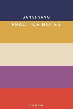 Paperback Sanghyang Practice Notes: Cute Stripped Autumn Themed Dancing Notebook for Serious Dance Lovers - 6"x9" 100 Pages Journal Book