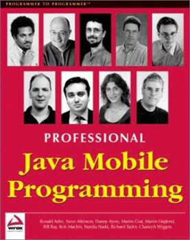 Paperback Professional Java Mobile Prog Ramming Book
