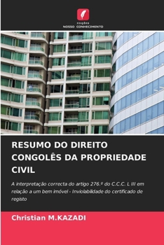 Paperback Resumo Do Direito Congolês Da Propriedade Civil [Portuguese] Book