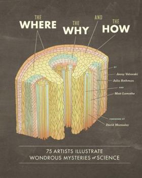 Hardcover The Where, the Why, and the How: 75 Artists Illustrate Wondrous Mysteries of Science Book