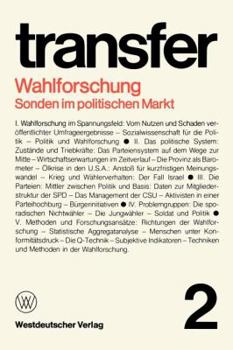 Paperback Wahlforschung: Sonden Im Politischen Markt [German] Book