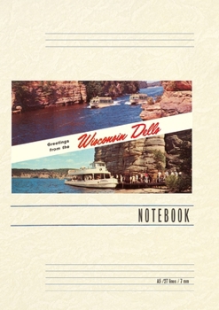 Paperback Vintage Lined Notebook Greetings from Wisconsin Dells Book
