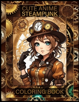 Paperback Cute Anime Steampunk Coloring Book