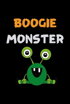 Boogie Monster: Notebook Journal Composition Blank Lined Diary Notepad 120 Pages Paperback Black Monster C