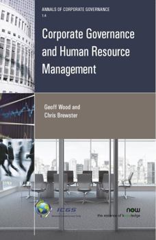 Paperback Corporate Governance and Human Resource Management Book