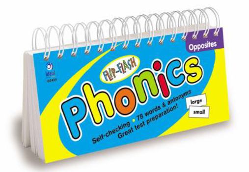 Paperback Flip-Flash(tm) Phonics, Opposites Book