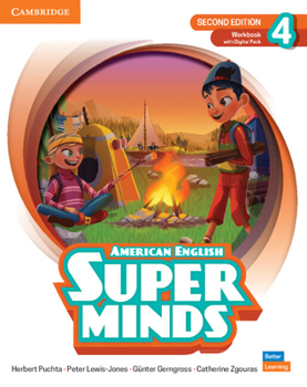 Paperback Super Minds Level 4 Workbook with Digital Pack American English Book